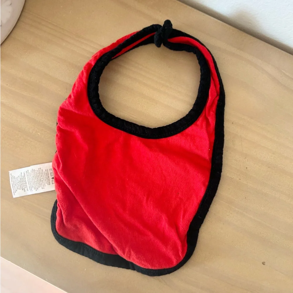 Red Teenage Mutant Ninja Turtles Raphael Infant Bib